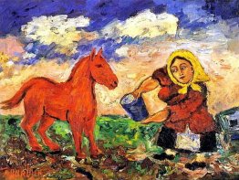 Peasant and horse