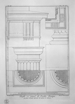 Drawing of a vase and other scraps found in the same tomb