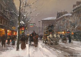 Boulevard de la Madeleine, Winter