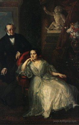 Portrait of Nikolai Ivanovich and Nadezhda Mikhailovna