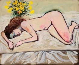 Untitled (Nude with Flowers)