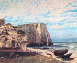 The Cliffs at Etretat after the storm