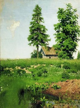 Hut on the meadow