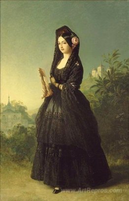 Portrait of Infanta Luisa Fernanda of Spain, Duchess of Montpesi