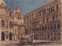 The courtyard of the Doge's Palace in Venice