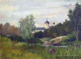 Landscape with a church