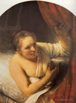 Woman in bed