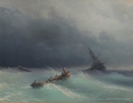 Storm at sea