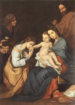 The Holy Family with St. Catherine