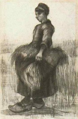 Peasant Woman, Carrying Wheat in Her Apron