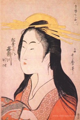 Kisegawa of Matsubaya, from the series 'Seven Komachis of Yoshiw