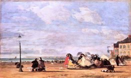 Empress Eugenie on the beach at Trouville