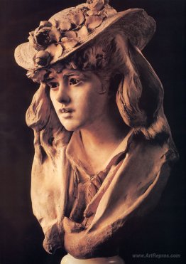 Young Girl with Roses on Her Hat