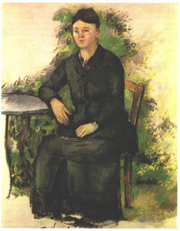 Madame Cezanne in the garden