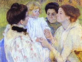 Women Admiring a Child