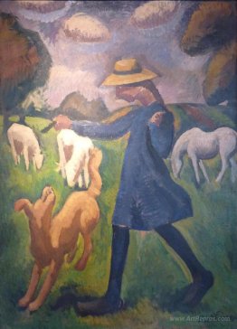 The shepherdess. Spring Marie Child