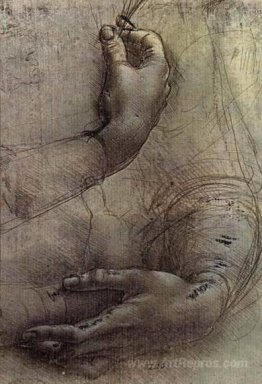 Study of Arms and Hands, a sketch by da Vinci popularly consider