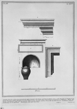 The Roman antiquities, t. 3, Plate XXV. Details of the ornaments