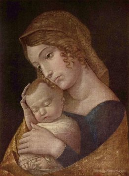 Maria with the sleeping child