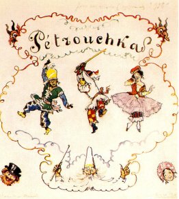 Petrushka. Poster scetch