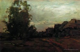 Village. Twilight.