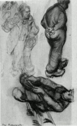 Study of Three Peasants, One Sitting