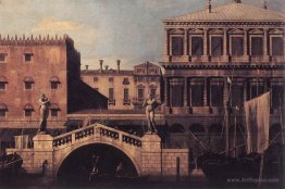 Capriccio: The Ponte della Pescaria and Buildings on the Quay