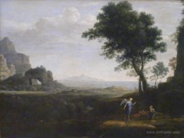 Hagar and Ismael in the desert