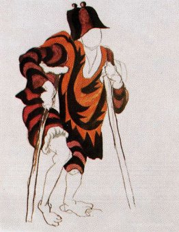 Costume design for ballet "Tricorne"