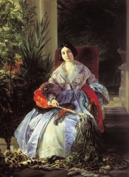 Portrait of Princess Ye. P. Saltykova