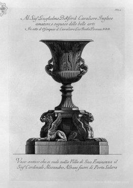 Antique vase of marble (Villa Albani)