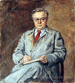 Portrait of writer Vsevolod Vyacheslavovich Ivanov