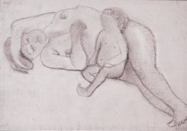 Reclining Mother and Child