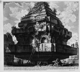 The Roman antiquities, t. 3, Plate XV. View of a large boulder,