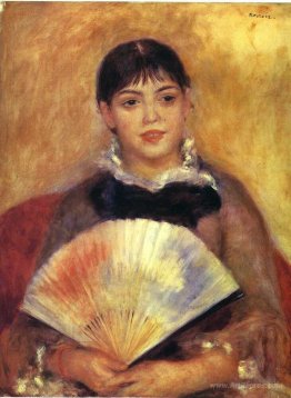 Girl with a Fan ( Alphonsine Fournaise)