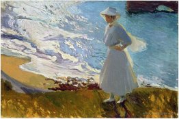 Maria at the Beach, Biarritz