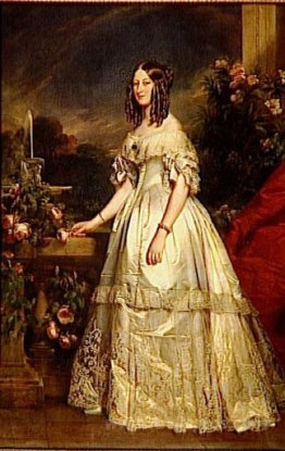 Portrait of Princess Victoria of Saxe Coburg and Gotha