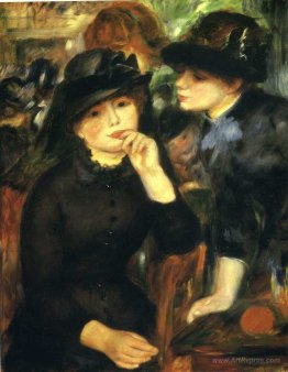 Two girls in black