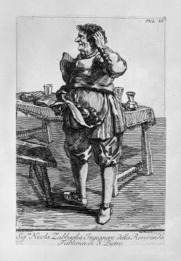 Zabaglia caricature of Nicholas, the Reverend Fabric of St. Engi