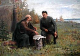 Lenin and Stalin in the summer of 1917