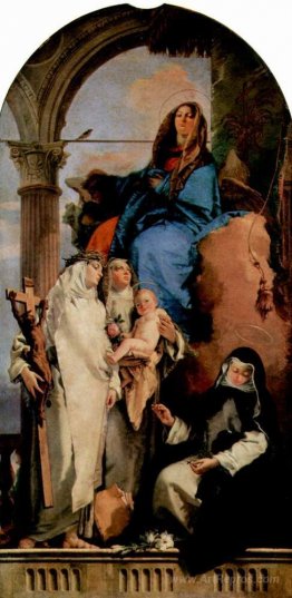 The Virgin Appearing to Dominican Saints