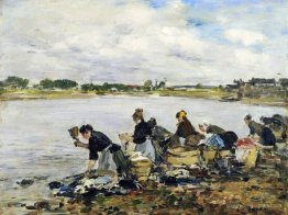 Laundresses on the Banks of the Touques