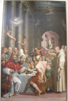 Dinner of St. Gregory the Great (Clement VII)