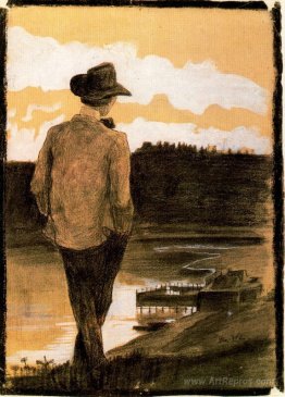 Young Man on a Riverbank