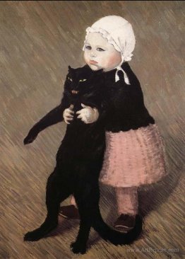 Girl with Cat