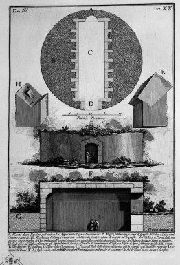 The Roman antiquities, t. 3, Plate XX. Plan, elevation and cross