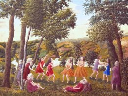 Greek Dance in a Landscape