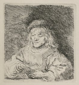 A Man Playing Cards