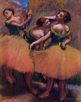 Three Dancers, Green Blouses