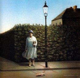 Woman with Moth